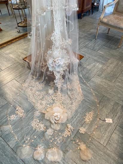 Enchanted Rose Bridal Cape Designed by Claire Pettibone