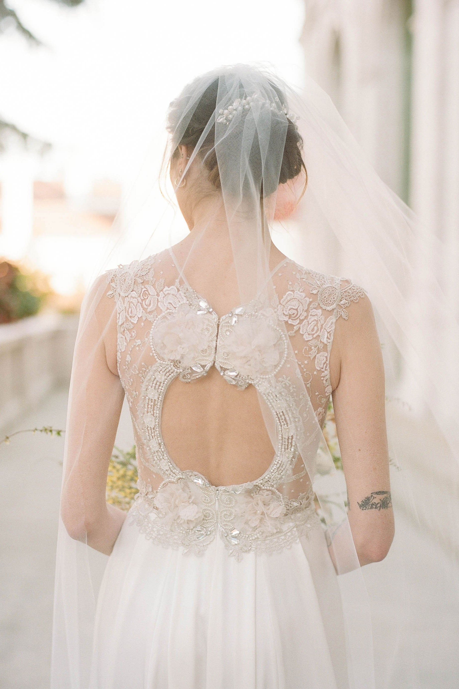 Historic Architecture & Romantic Wedding Dresses