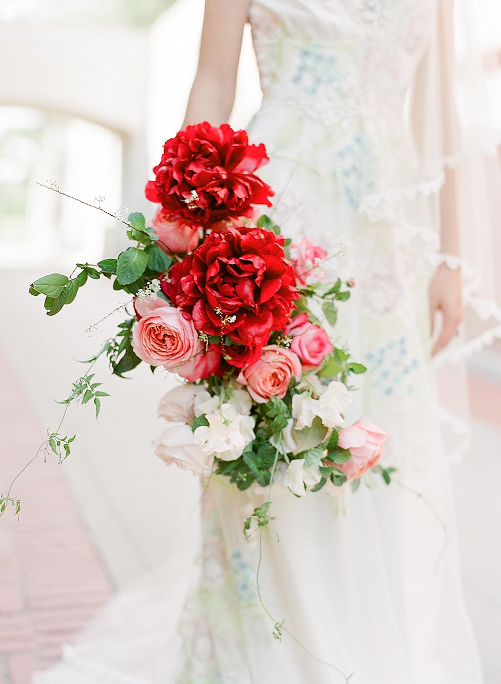 Bold Red Flower bouquet