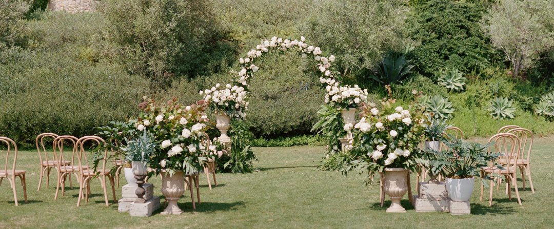 Wedding floral arbor for wedding ceremony wedding Location