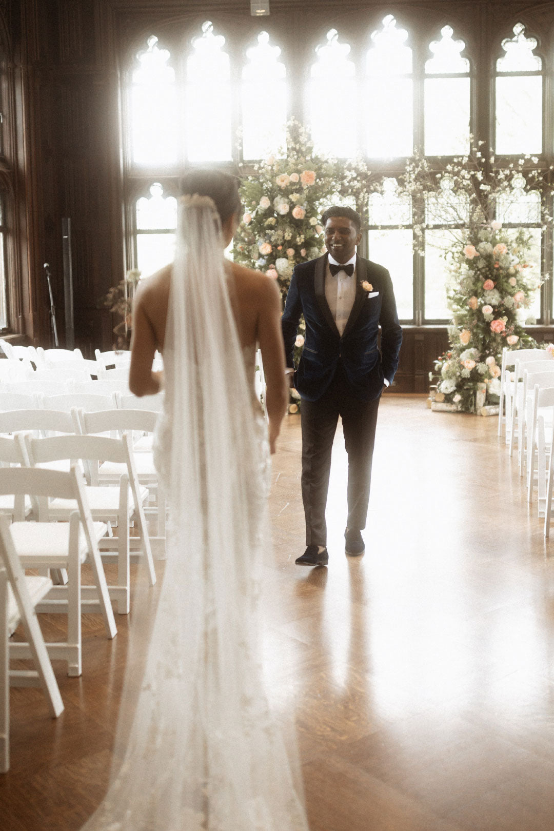 Groom and Bride first Look