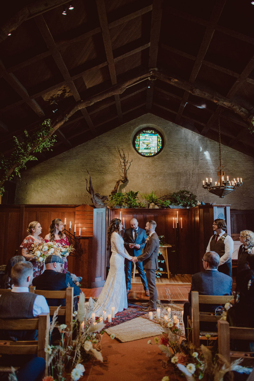 Bride and Groom saying vows 