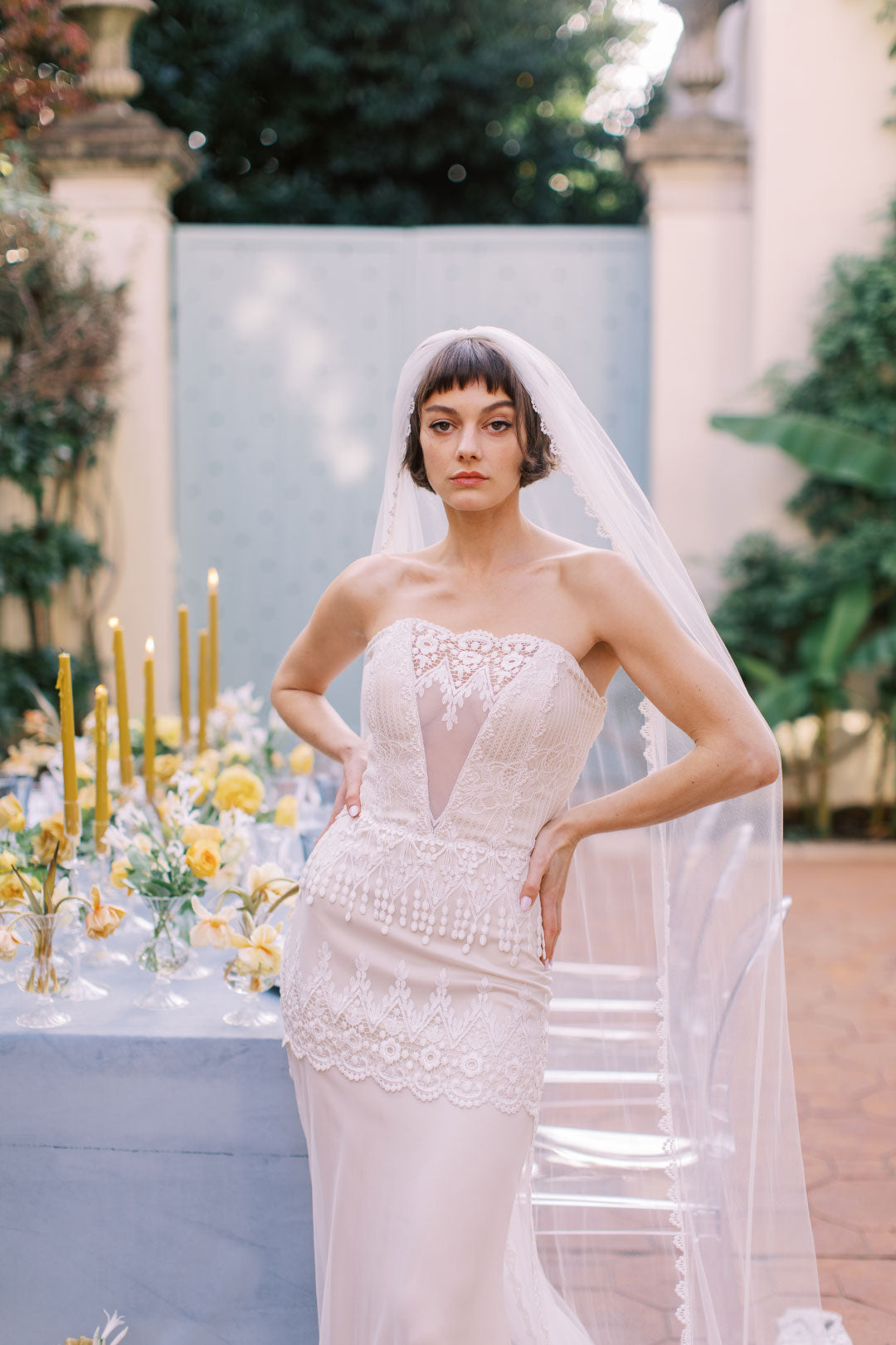 Victoriana Wedding Dress Lace Detail