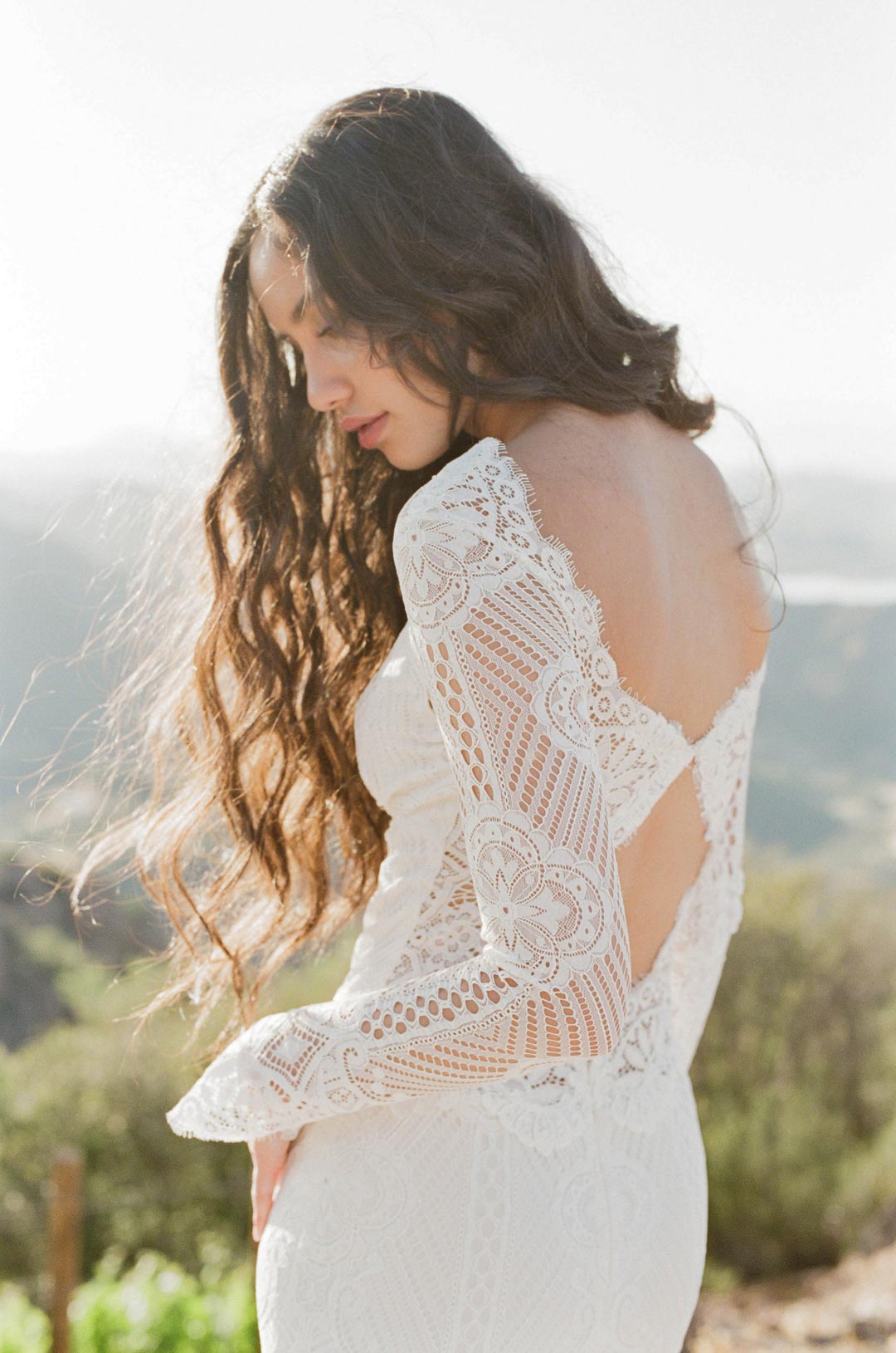 Lace Wedding Dress Shenandoah with Keyhole open back