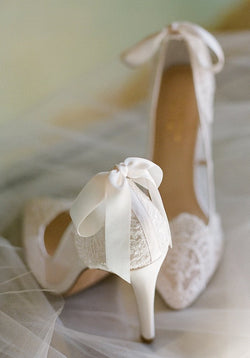 embroidered wedding shoes