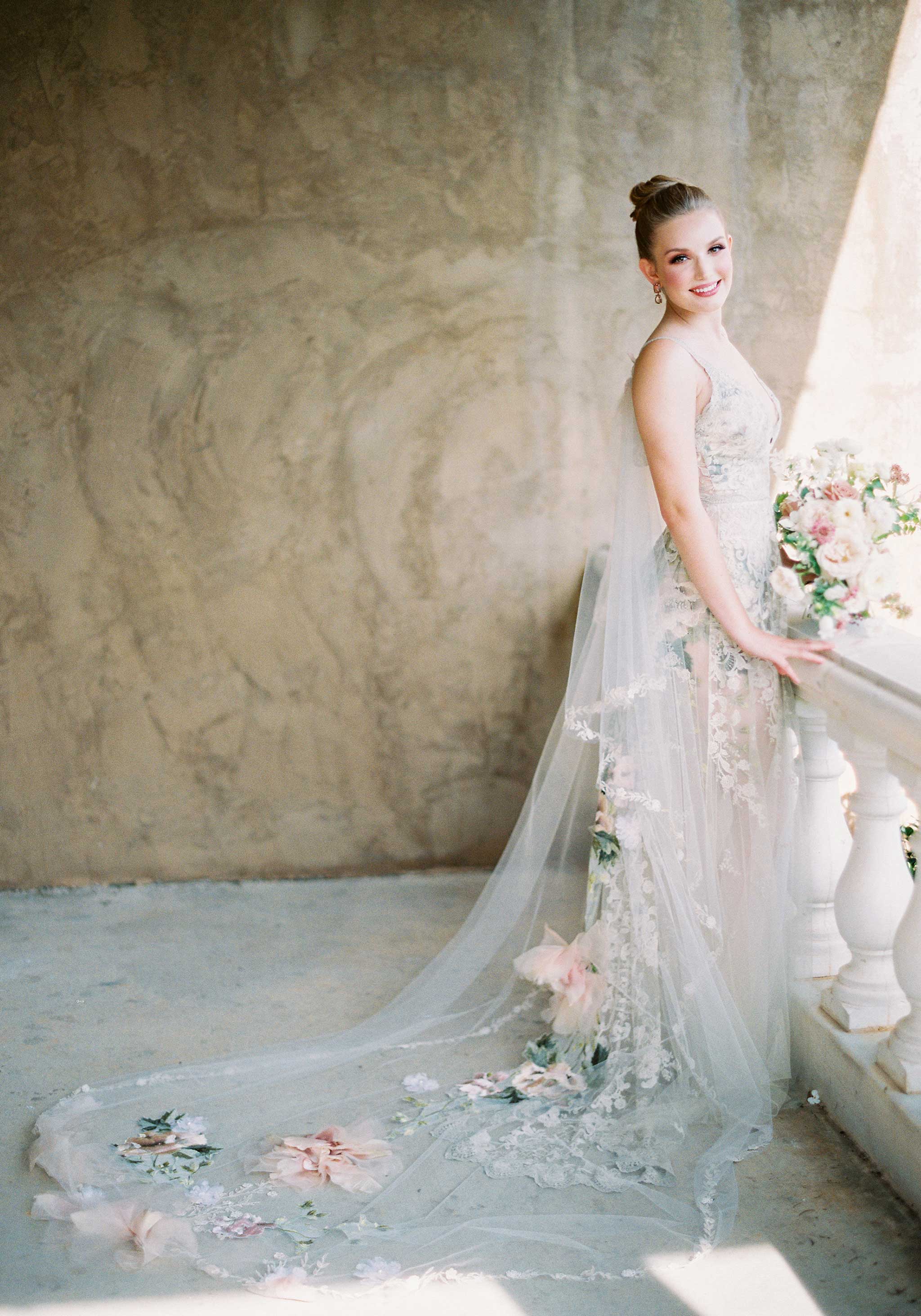 Desert Rose Wedding Dress | Luxurious Lace and Embroidery