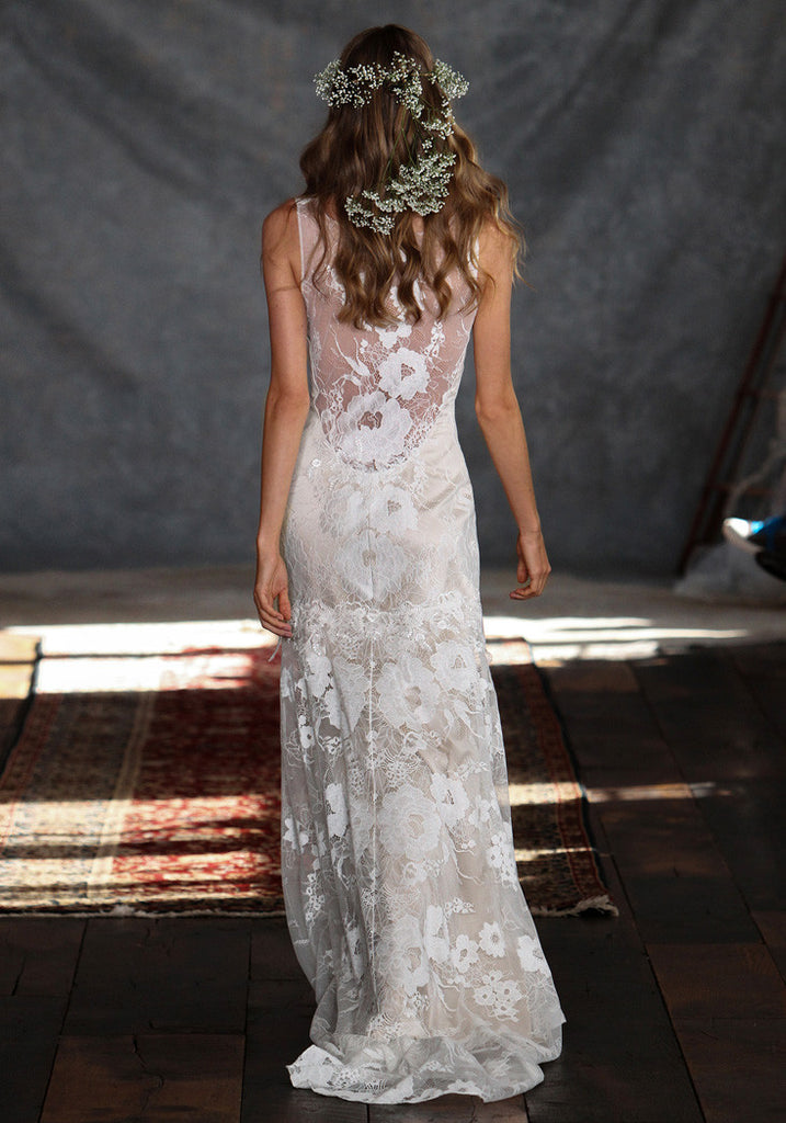 Gardenia Lace Bridal Gown Romantique Claire Pettibone