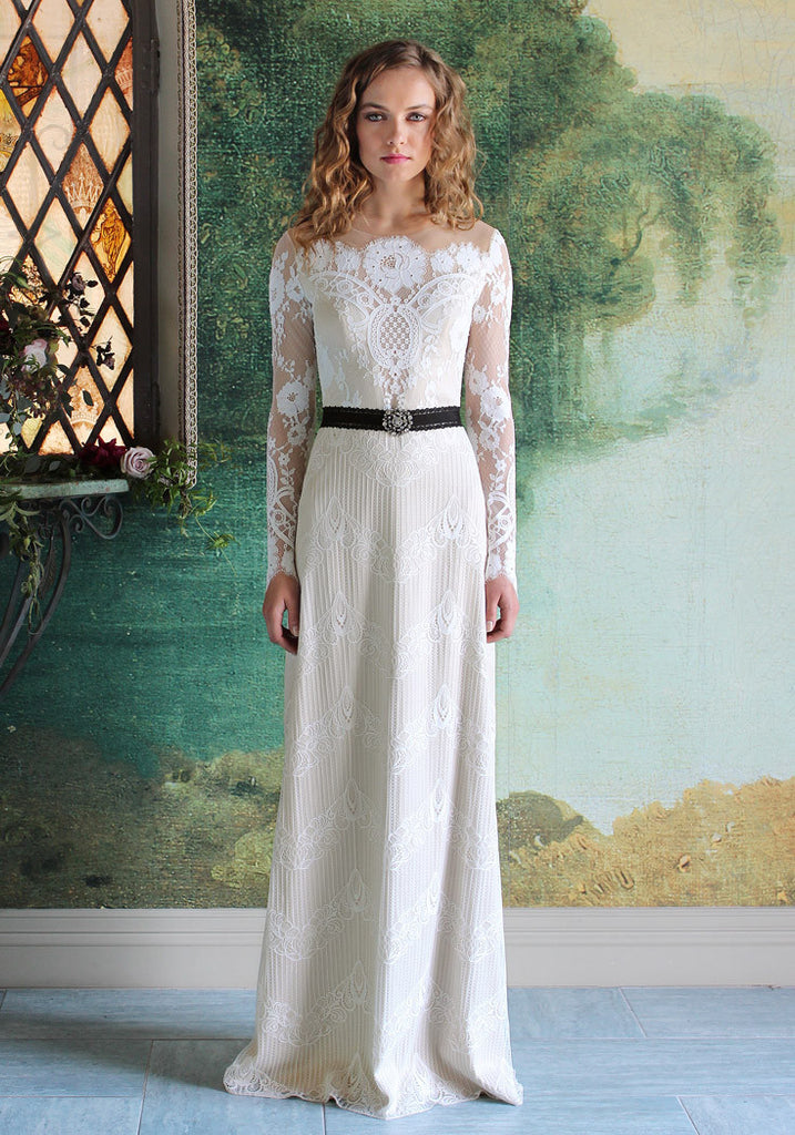 Winona Lace Bridal Gown Romantique ClairePettibone