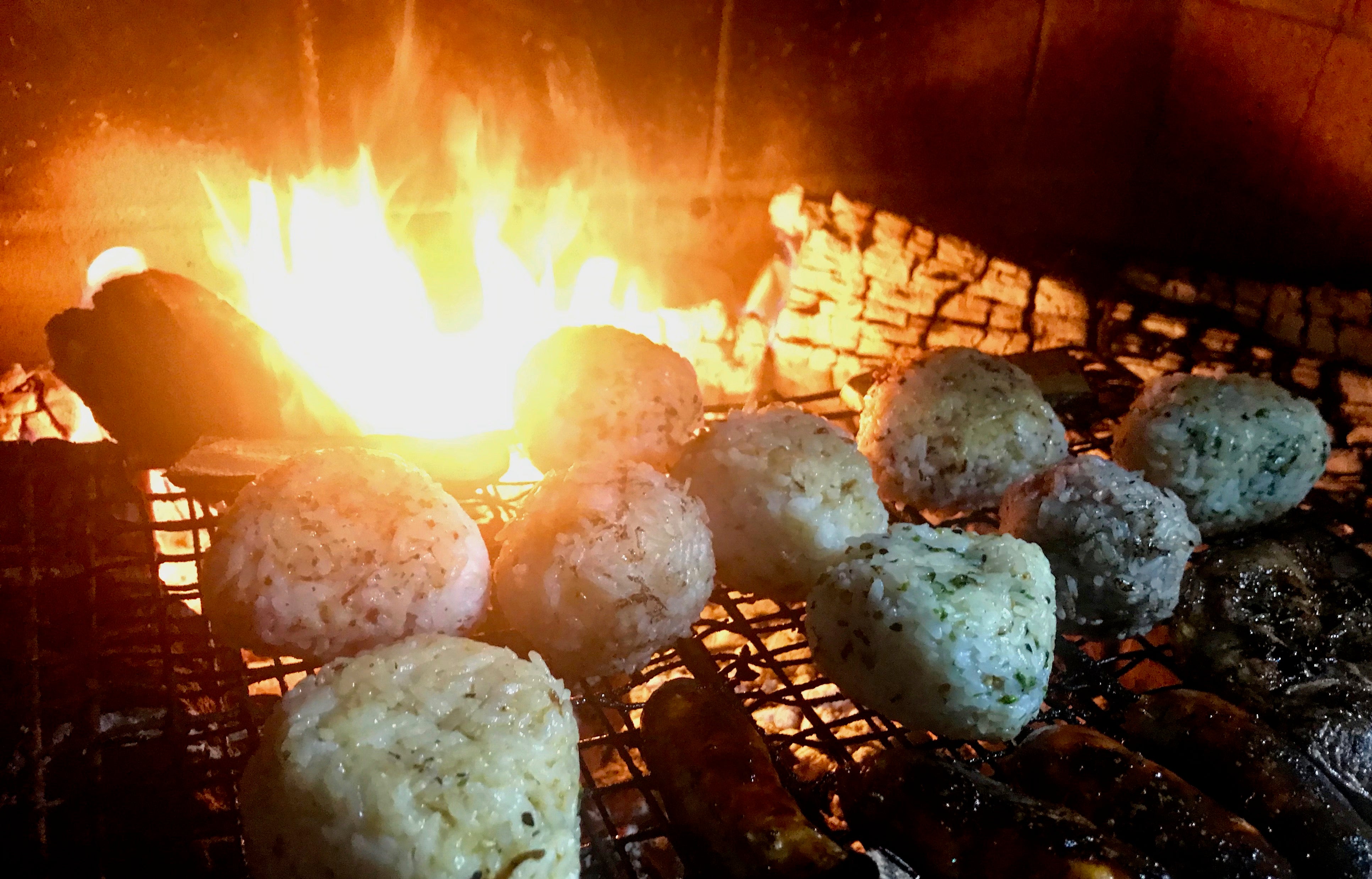 Grilled Rice Balls