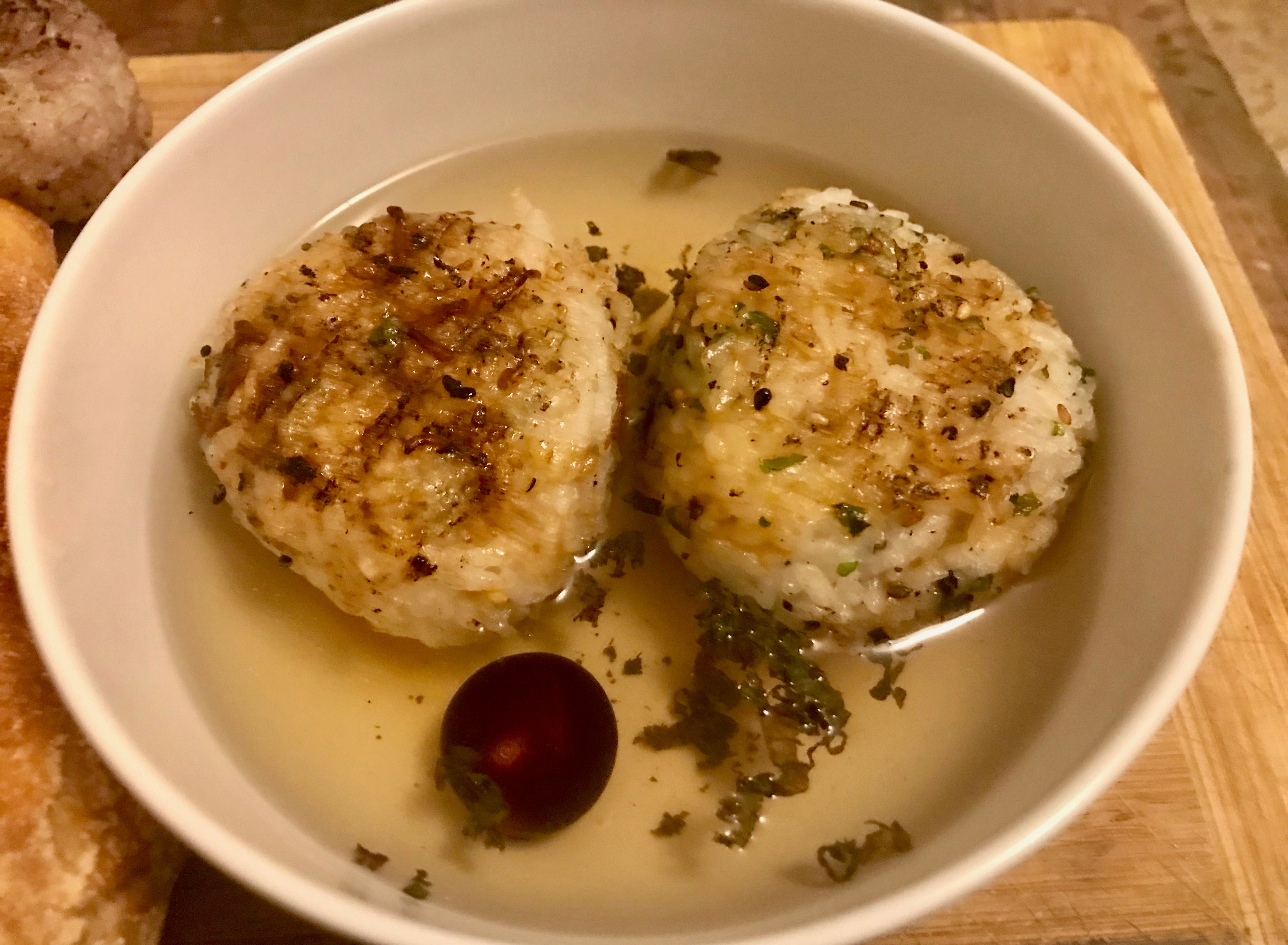 Yaki-onigiri Chazuke