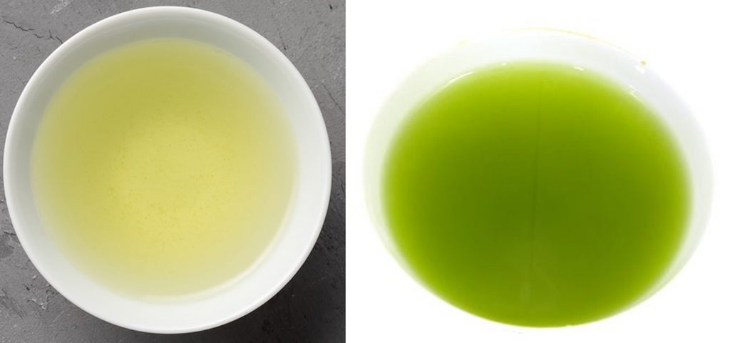 color of asamushicha and fukamushicha