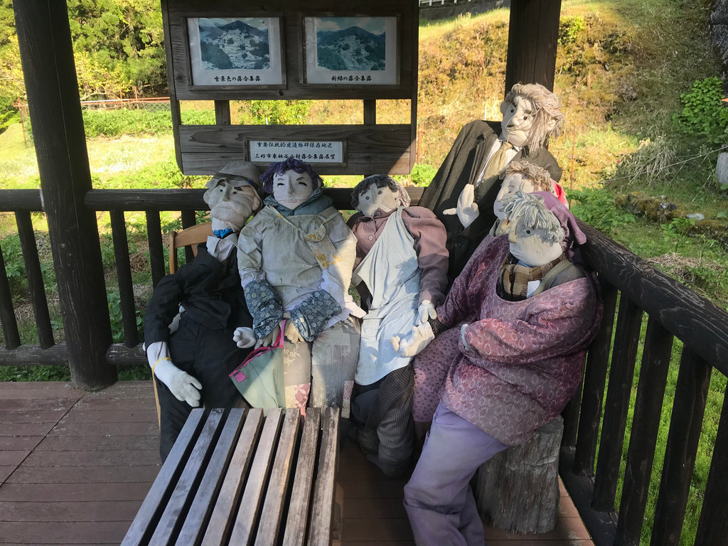 life-sized dolls Ochiai village