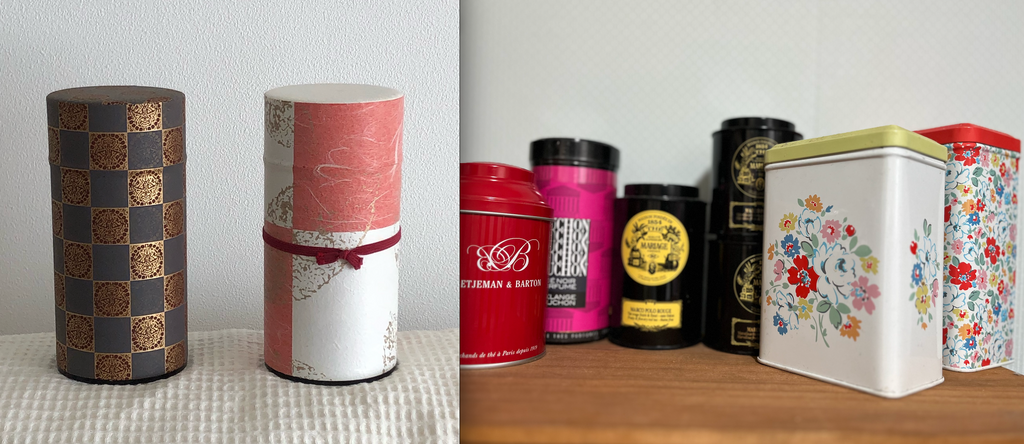 tea canisters Yunomi staff