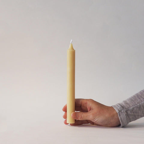  Pure Beeswax Dinner Taper Candle