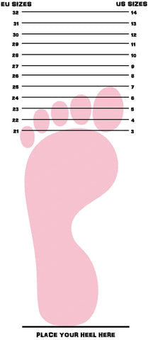 Toddler Foot Measurement Chart