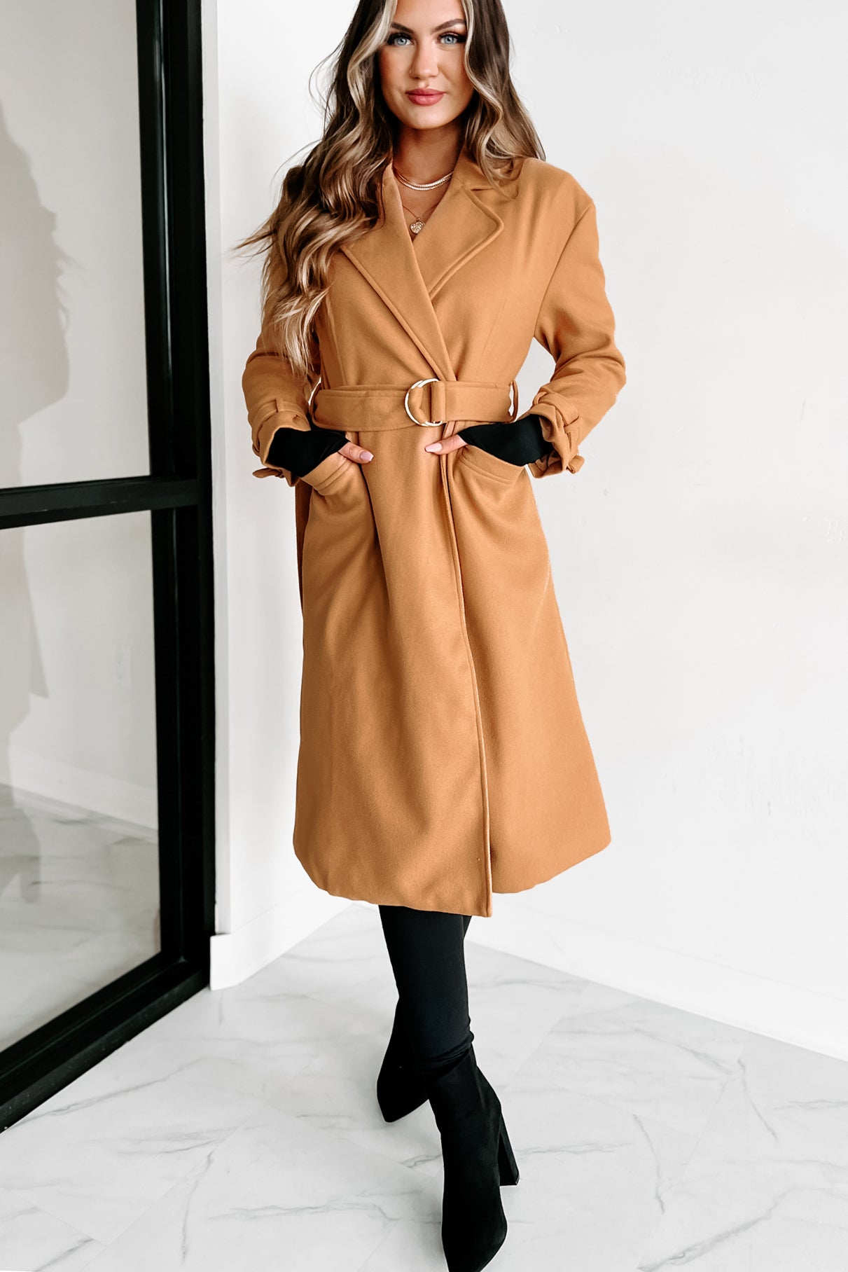 Decisive Manner Trench Coat (Camel)