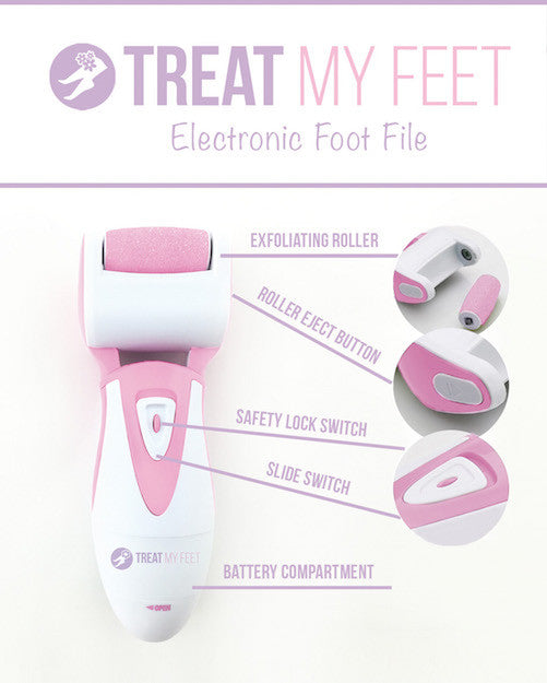 Electronic Foot File and Callus Remover by Treat My Feet