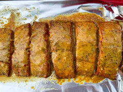 Quick Brine Honey Mustard Smoked Salmon