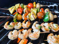 Quick Smokey Shrimp Kebabs