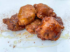 Smoked Banana Walnut Fritters