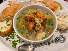 Smoked Summer Clam Chowder