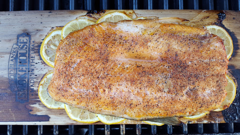 Grilled Cedar Plank Salmon