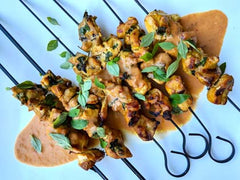 Smokehouse Smoked Satay with Smokey Peanut Sauce