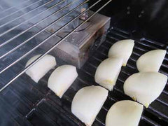 Smoking Onions on a Grill