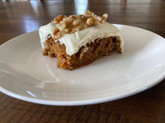 Easy Gluten Free Carrot Cake with Smoked Nuts