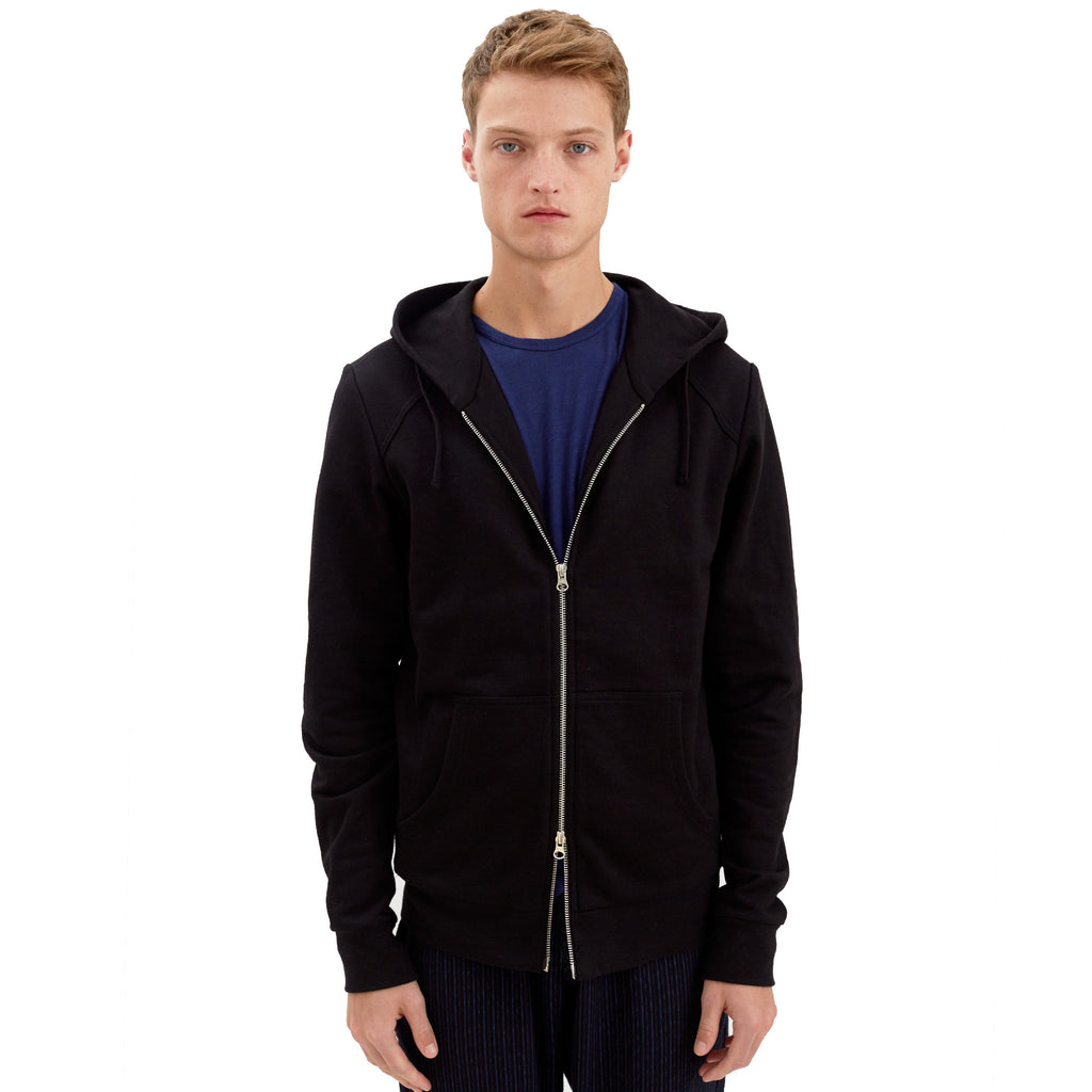 french terry zip up hoodie