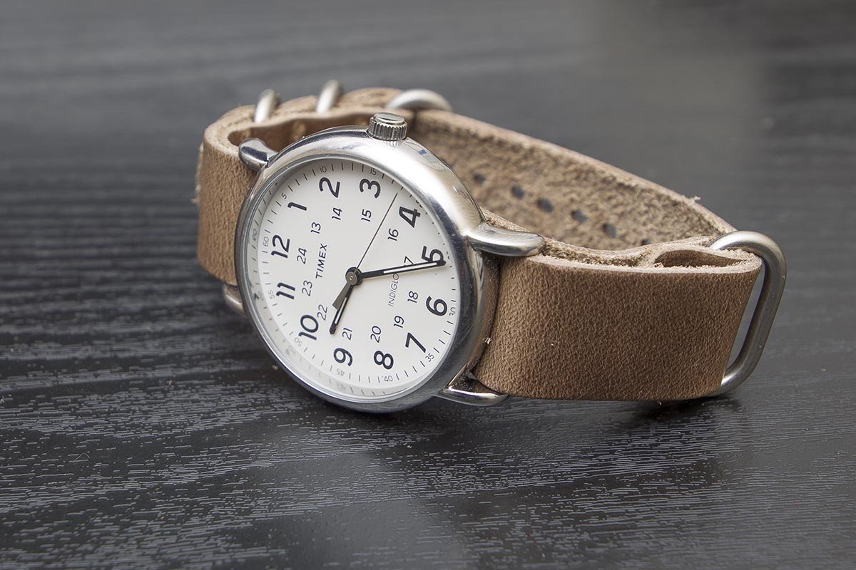 Leather Watch Strap | Natural Horween Chromexcel ...