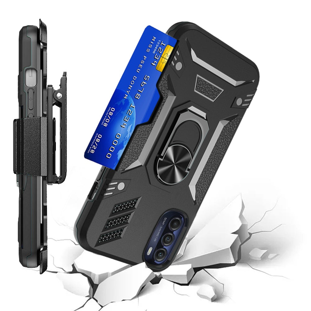 Het kantoor Verenigen geweer For Motorola Moto G Stylus 5G 2022 Wallet Case with Invisible Credit C –  Xpression Mobile