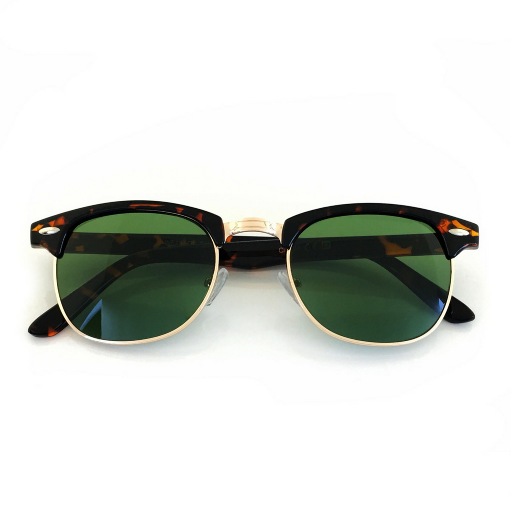 half rim wayfarer sunglasses