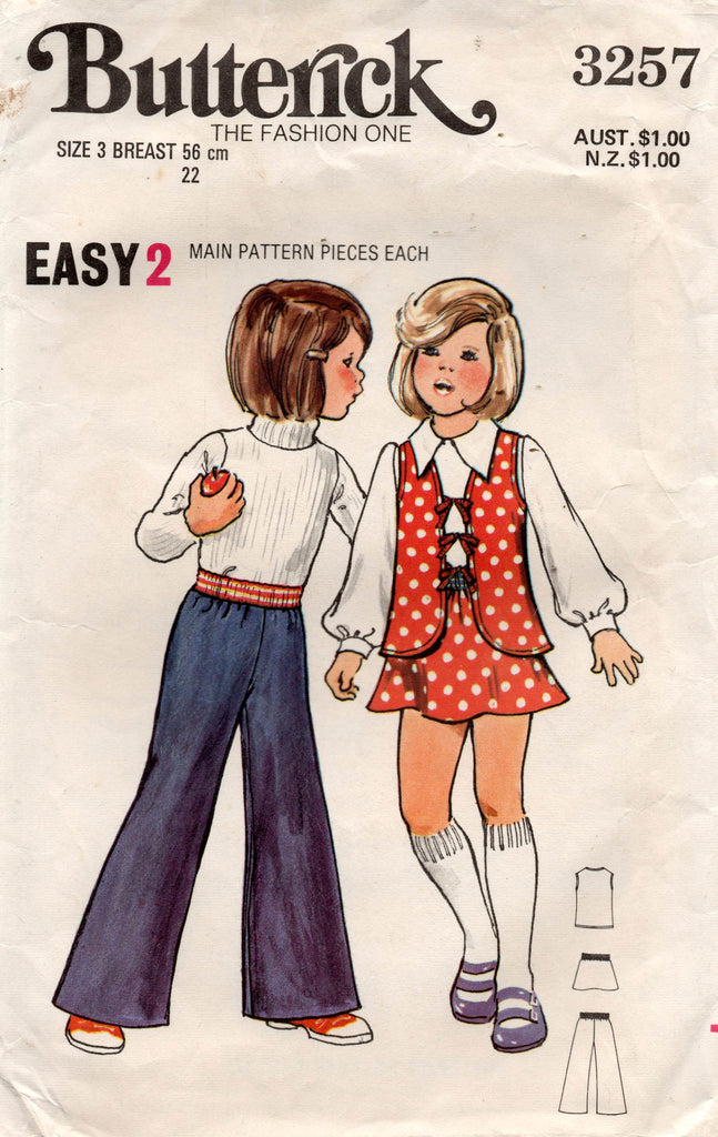 1970s fashion for little girls