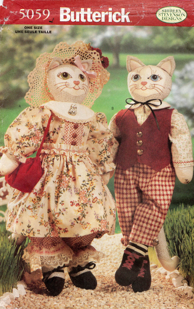 butterick stuffed animal patterns