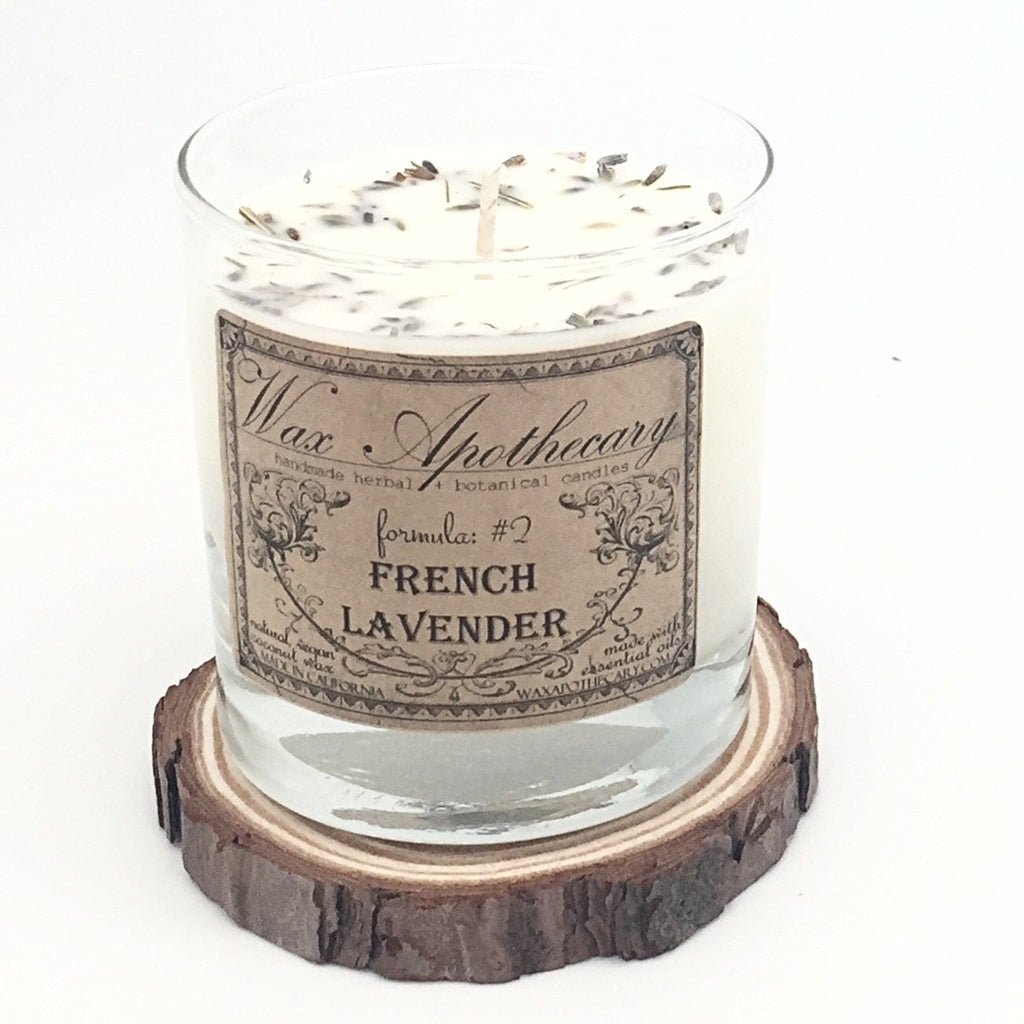 glass candle coaster