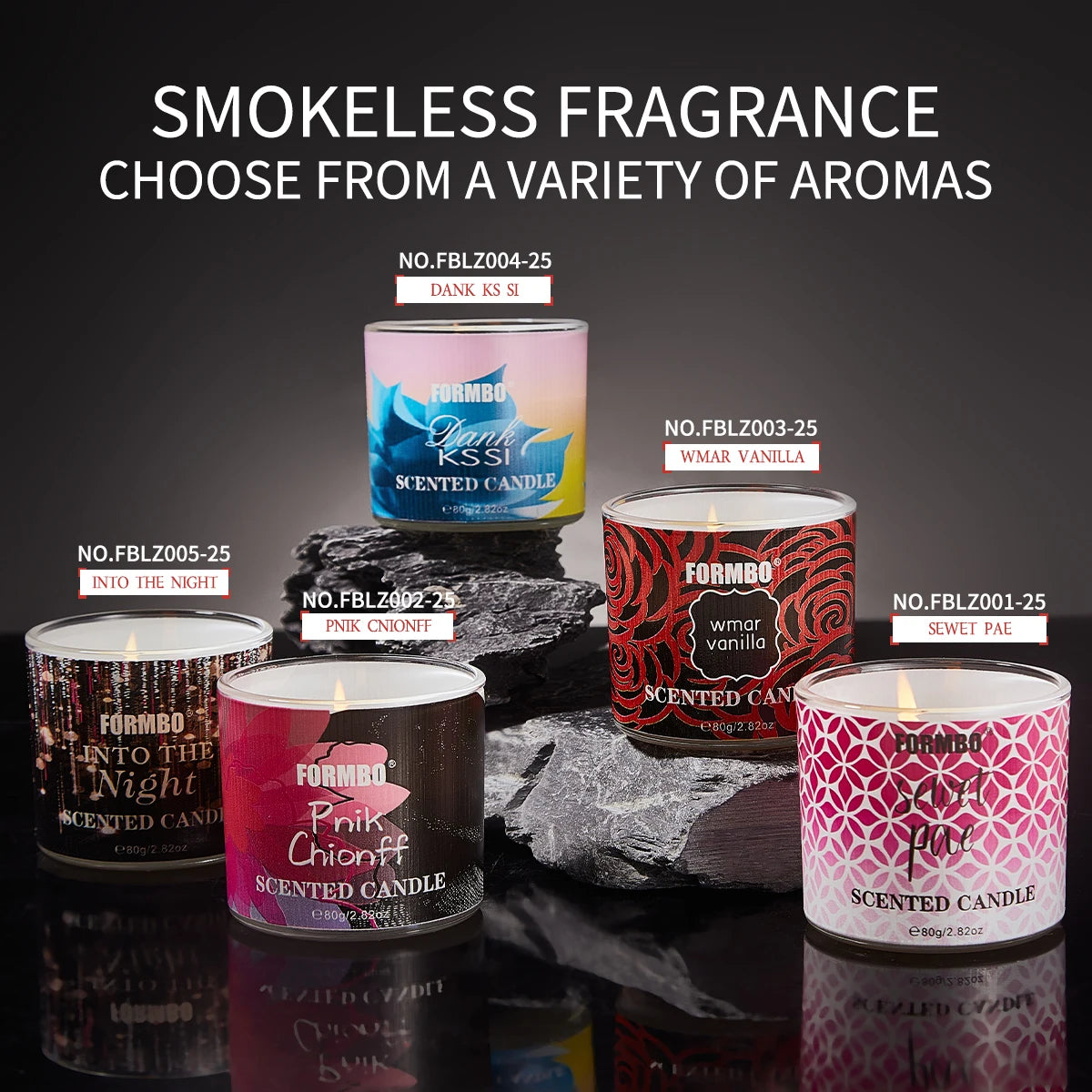Smokeless scented candle Long-