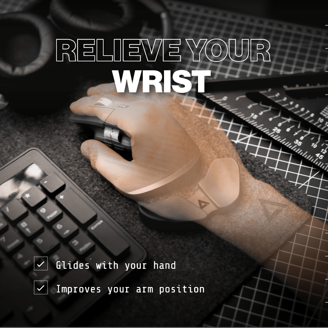 Deltahub Carpio 20 Ergonomic Wrist Rest 0500