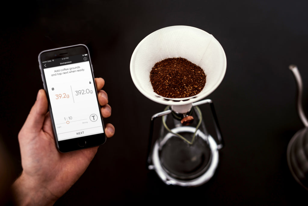 GINA coffee application and coffee preparation
