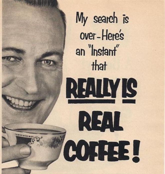 real coffee poster