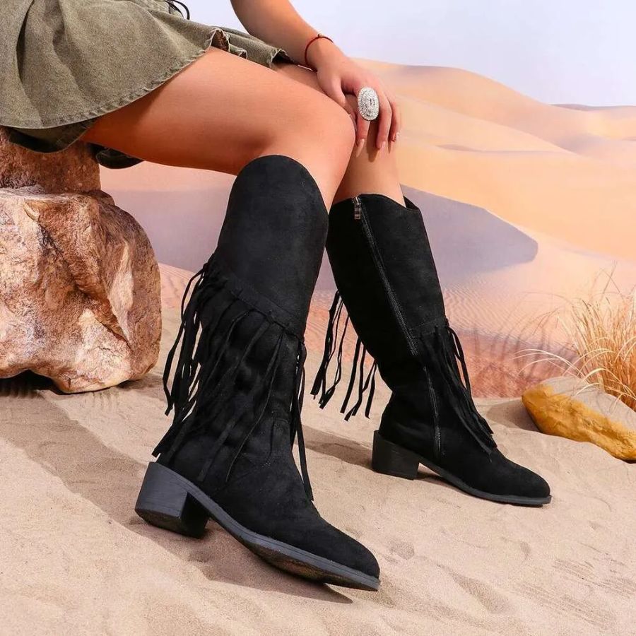 Giày boot cổ cao nữ