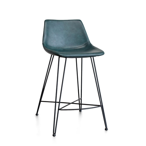 Odette Stool with Hairpin Legs