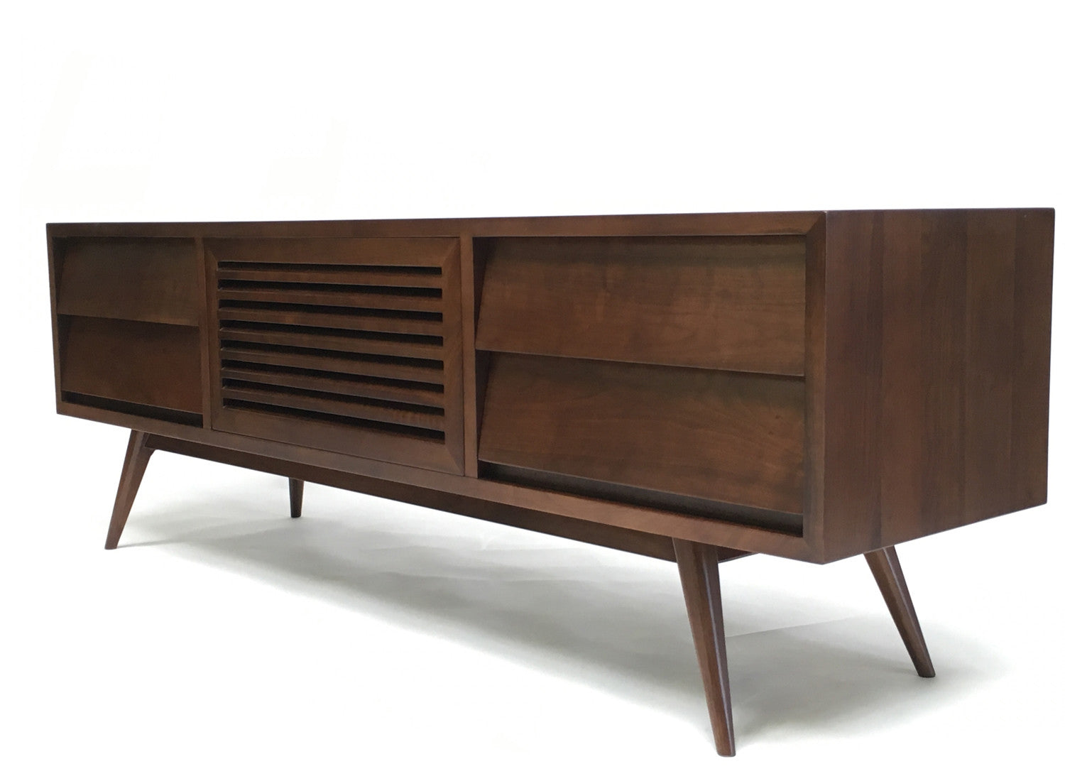 OSLO Solid Walnut Mid Century Modern TV Cabinet｜GINGKO - Gingko Furniture