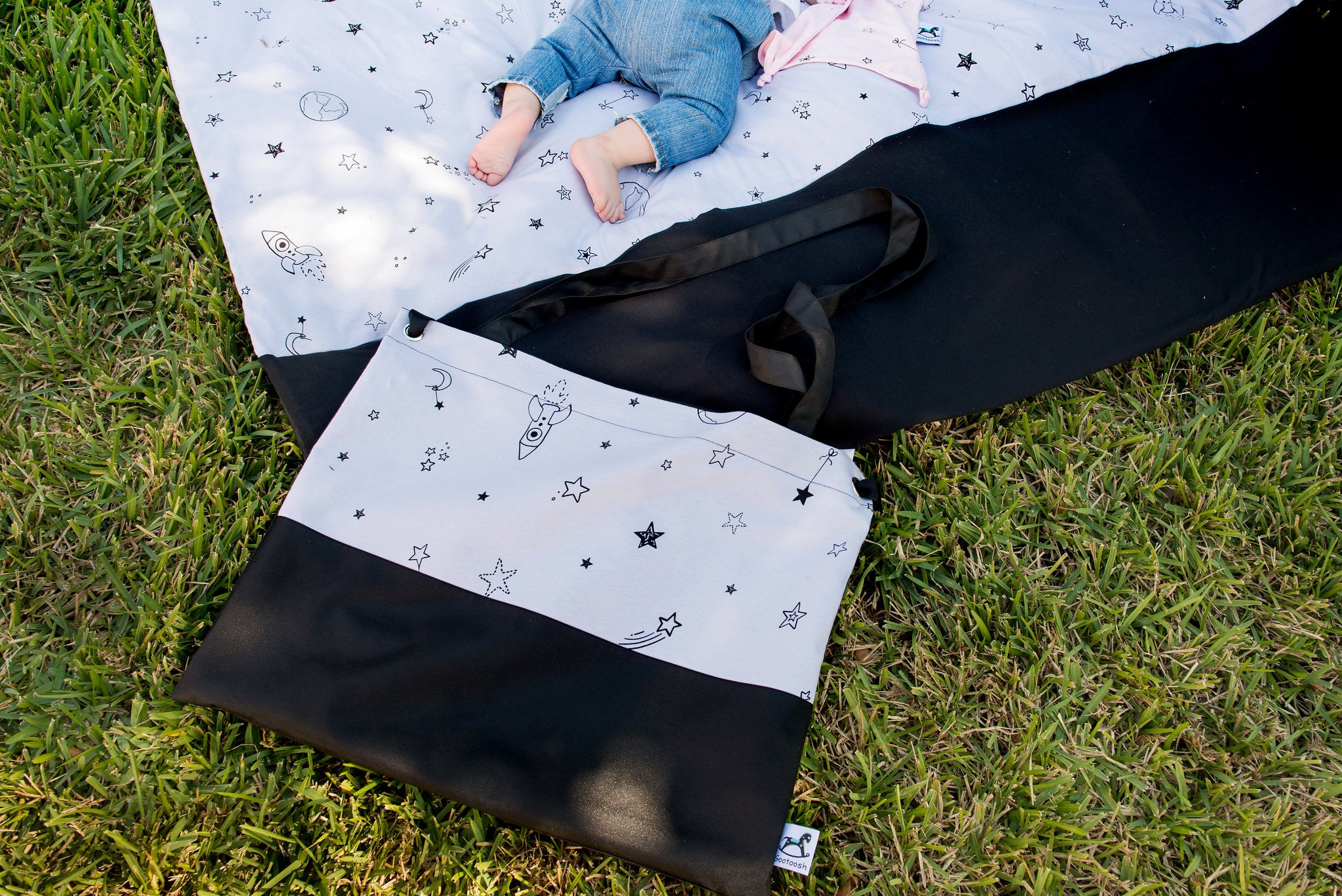 Portable Outside Mat For Baby With A Stroller Bag Gootoosh Llc