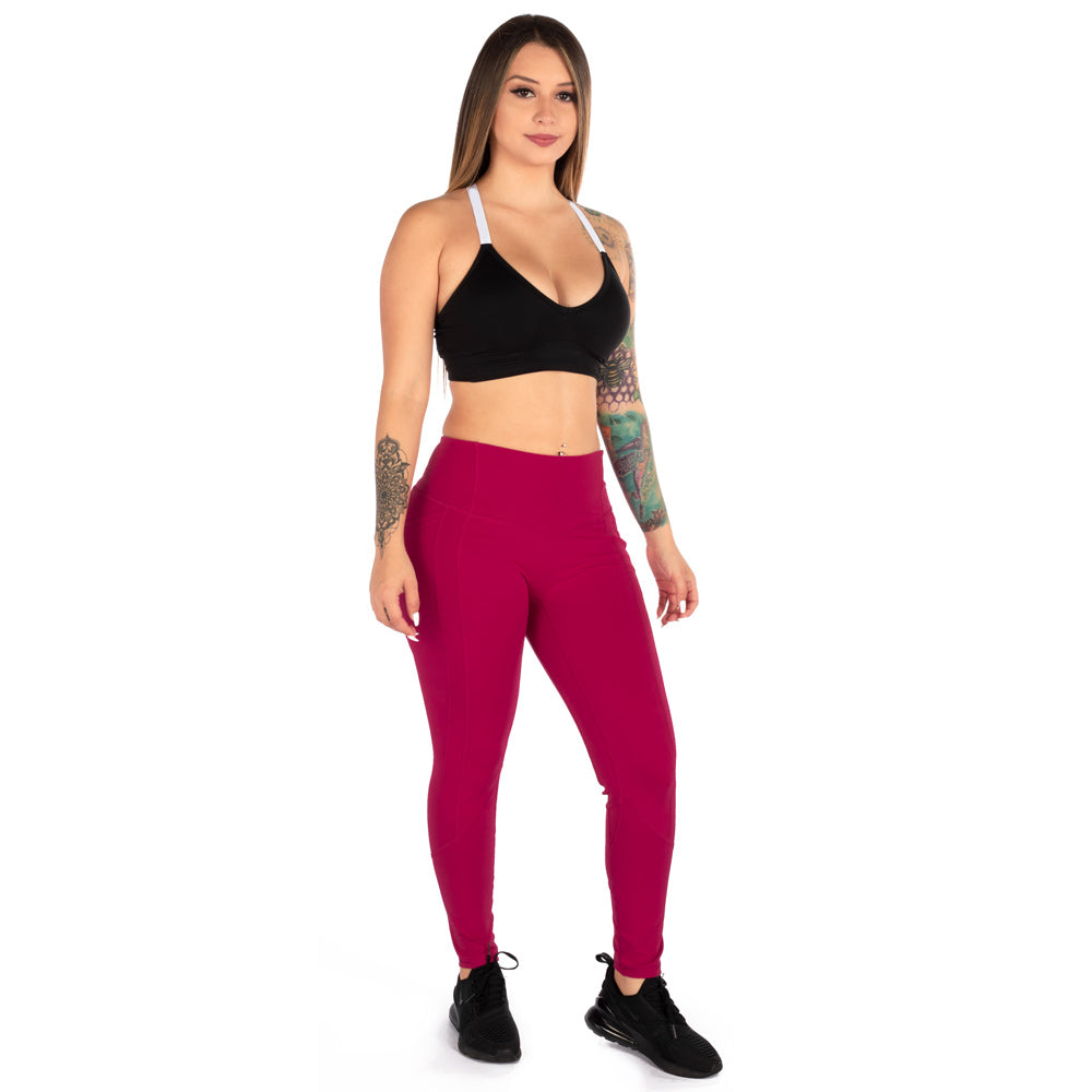 Heart Booty Leggings Cranberry Angel Curv