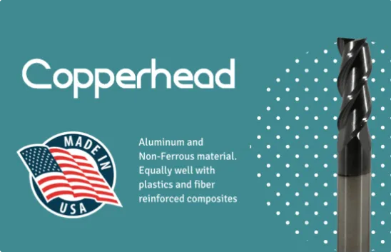 Copperhead-pro high performance end mill
