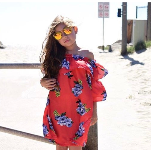 off the shoulder dress for tweens