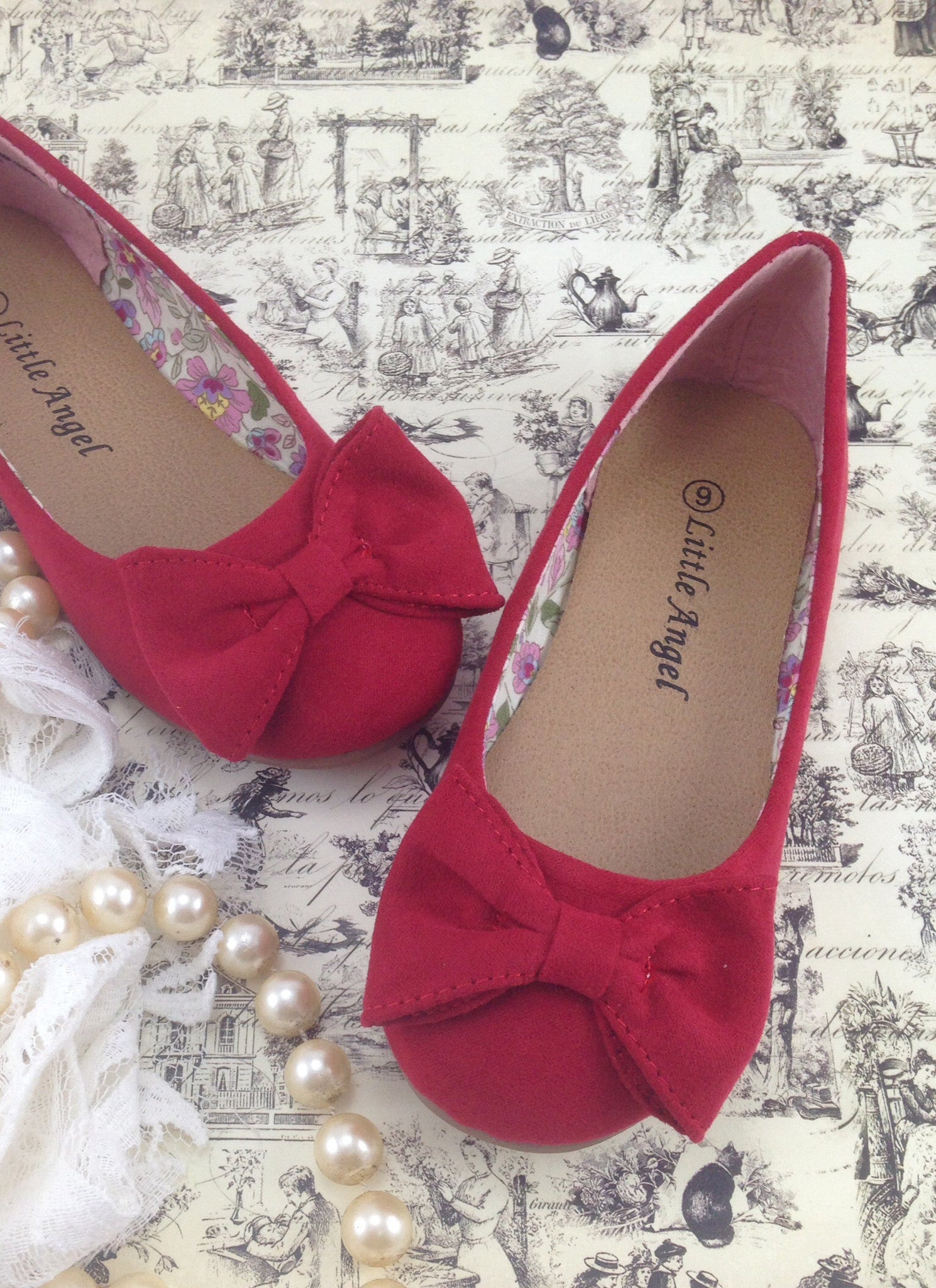 shoes for girls red