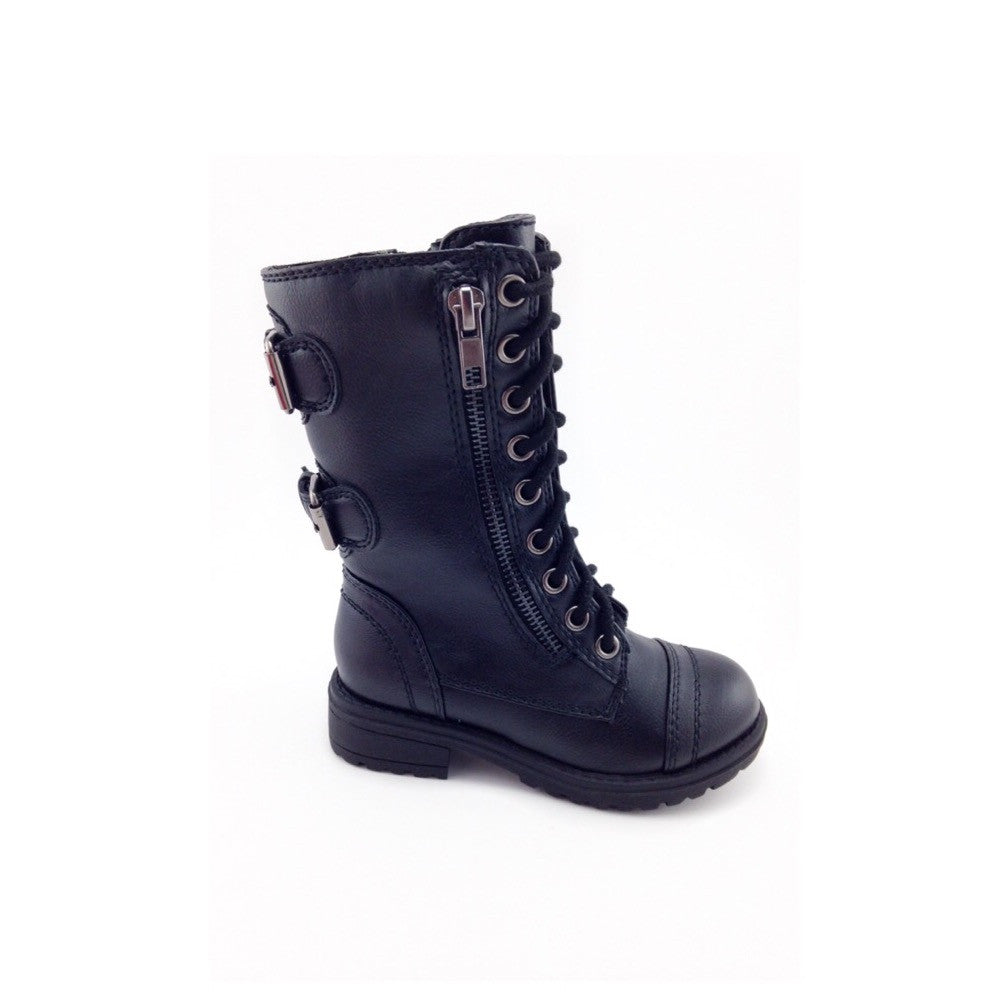 girls military boots