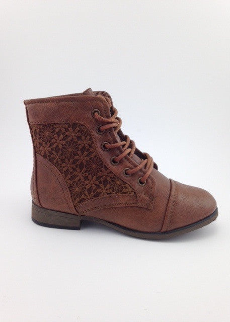 childrens tan ankle boots